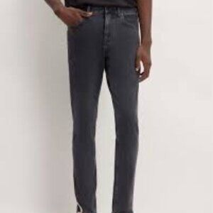 Everlane Skinny Jeans Mens 35x33 Black Rinse Denim 5-Pocket